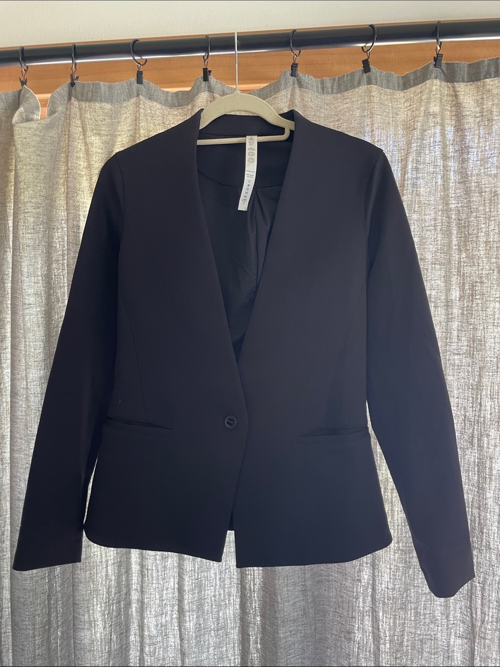 lululemon athletica Black One-Button Women's Blazer